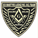 XIX Martyrs Masonic Lodge No. 342 crest